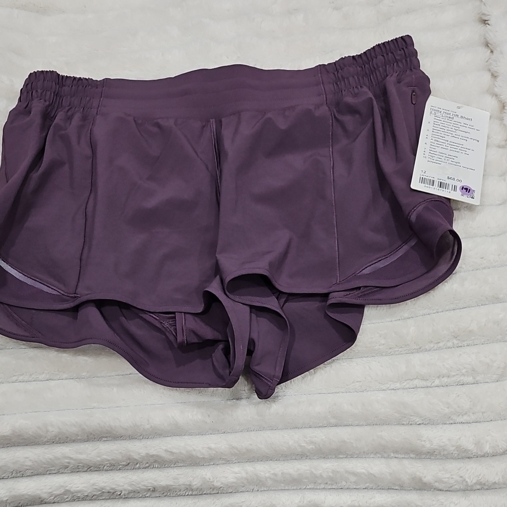 NWT Lululemon Hotty Hot HR 2.5 In Short